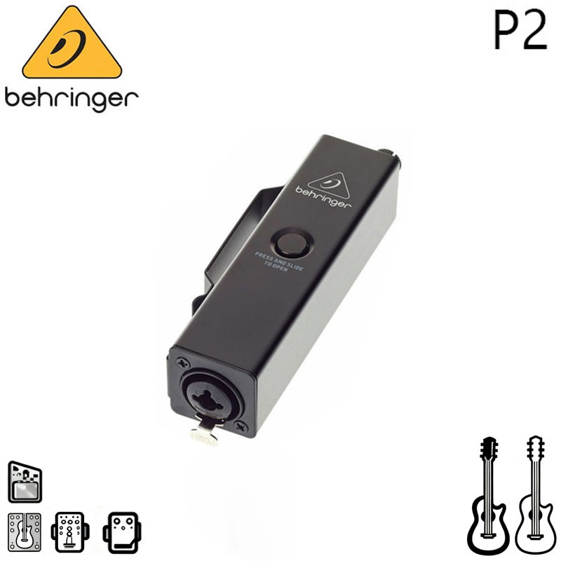 Behringer P2 Powerplay เครื่องขยายเสียงหูฟังเครื่องขยายเสียงชนิดใส่ในหูส่วนบุคคลขนาดกะทัดรัดพิเศษอุป