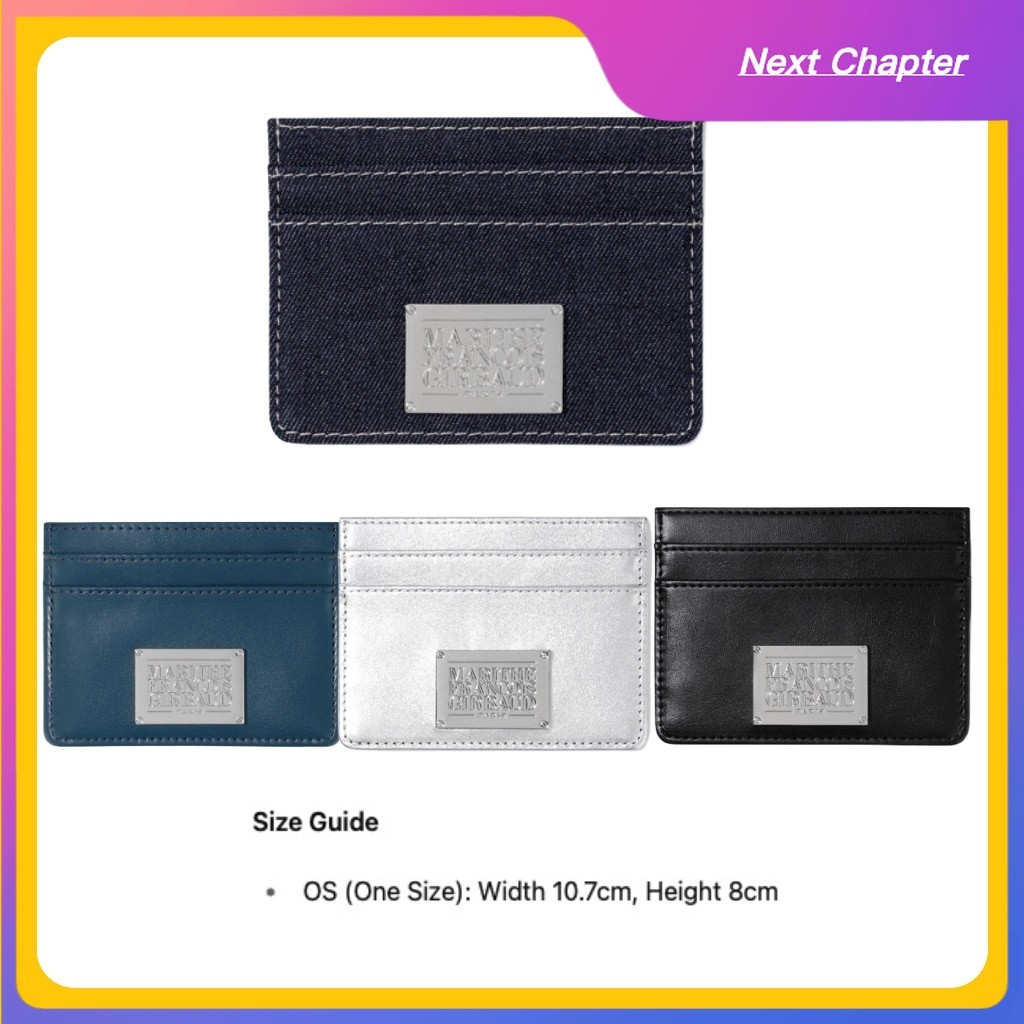 NC Korean Select MaritheFrançoisGirbaud Classic Logo Card Wallet K-FASHION MINI WALLET / UNISEX DAIL