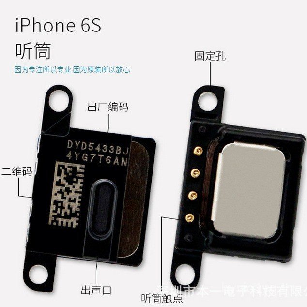 หูฟัง IPhone เหมาะสําหรับ iphone5/5S/SE/6/6S/7/8plus/X/12PRO/12 ลําโพง