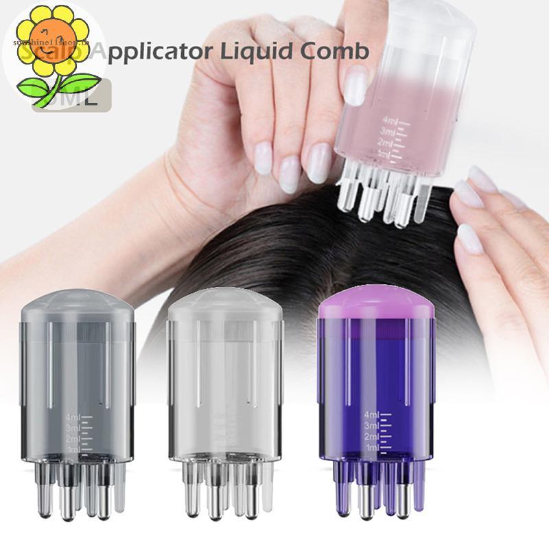 SUNSHOP 5ml Scalp Applicator หวีนวดสําหรับผม Growth Hair Regrowth Liquid Serum แปรงน้ํามันบํารุงผมรากหวี Anti Hair TH