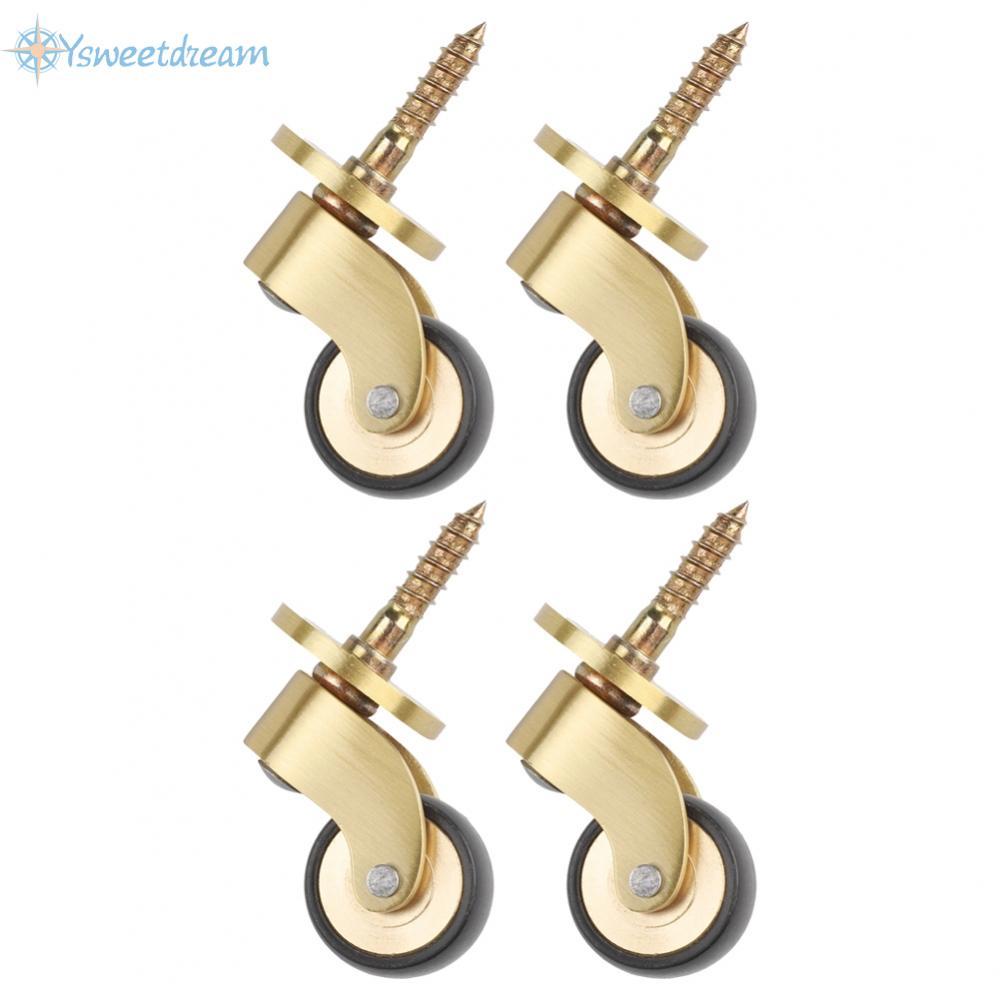 【SWTDRM】360 Degree Wheels Aesthetic Brushed Finish Easy To Install Effortless Mobility