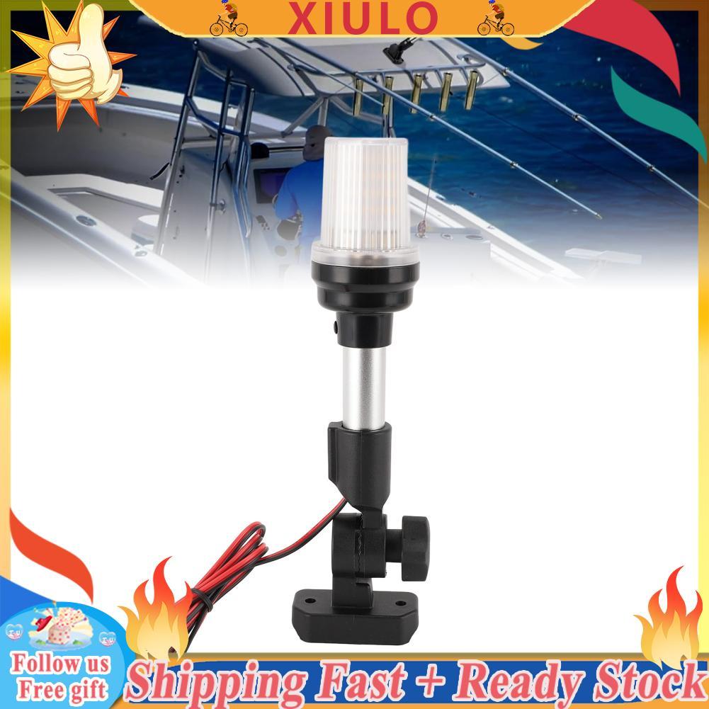 Xiulo Xiulo Keenso Marine LED Anchor Light IP67 เรือ Stern พับลงระบบนำทางสำหรับ Pontoons Flats และ B