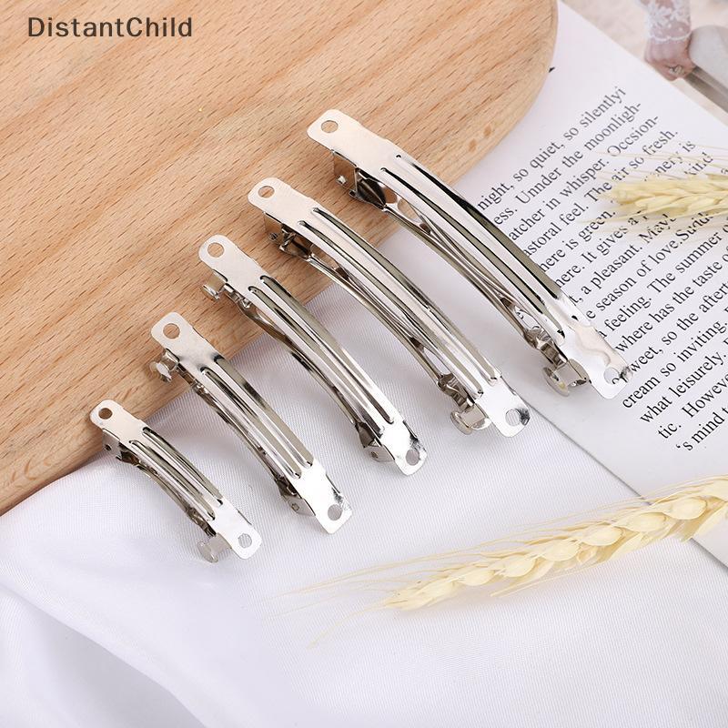 DSTH 10 ชิ้นกิ๊บติดผมฤดูใบไม้ผลิฐาน nk อัตโนมัติ Barrette Handmade Bow Hairpin DIY เครื่องประดับทําอุปกรณ์เสริม DSS