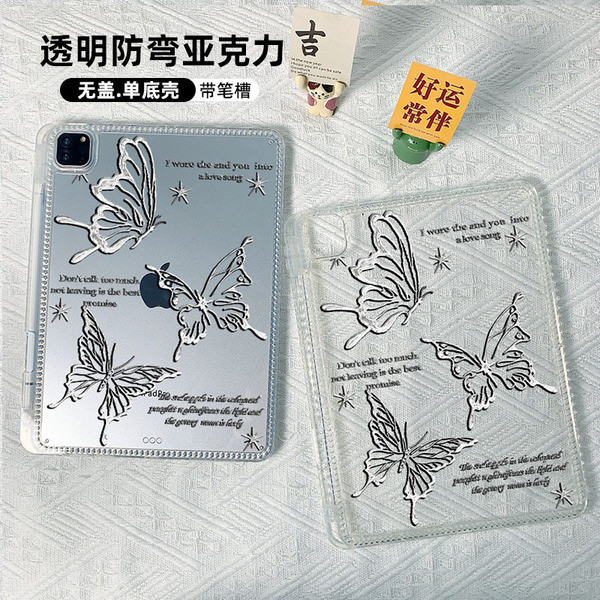 case ipad air5 เคส ipad เคส ipad gen9 เหมาะสําหรับ ไอแพด10.9 แท็บเล็ตป้องกันกรณี อากาศ456 อะคริลิคน่