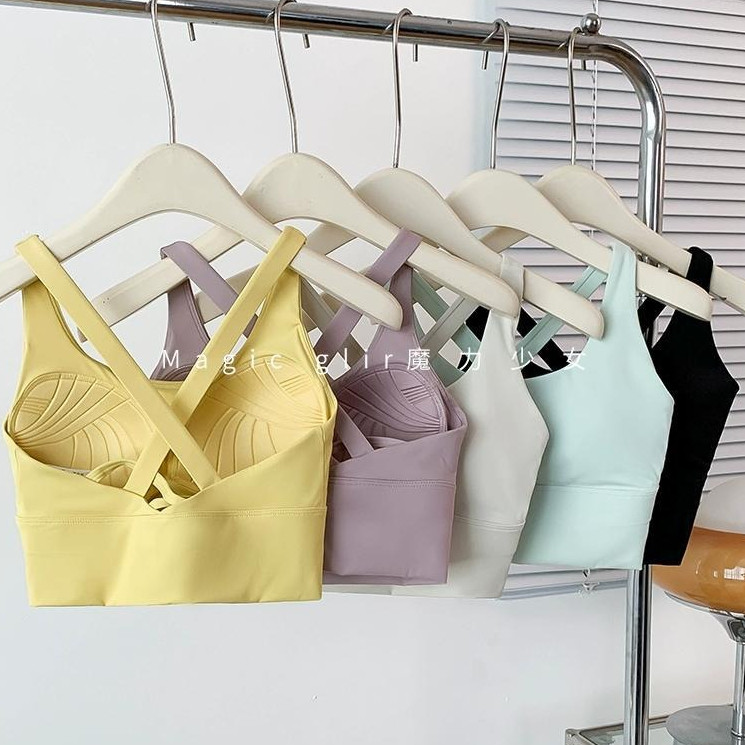 【MAGGIEYOGA]】สปอร์ตบรา รองรับแรงกระแทก ความแข็งแรงสูง สวยงาม สําหรับออกกําลังกาย (S-2XL)
