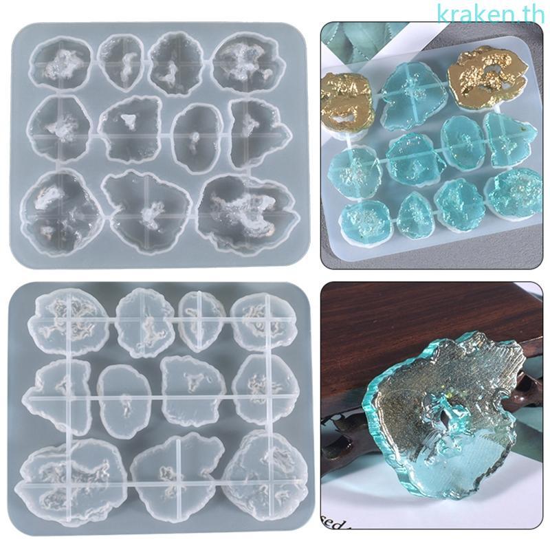 แม่พิมพ์สร้อยคอมากกว่าและต่างหู หินคริสตัล UV epoxy สำหรับงานเครื่องประดับ