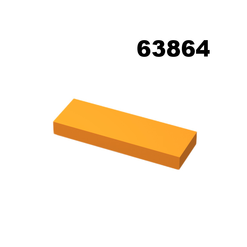 บล็อกตัวต่อในประเทศ 63864 37294 1X3 แผงมันวาวการศึกษาวิทยาศาสตร์แทรกชิ้นส่วนอาคารบล็อก มอค ดีซู8