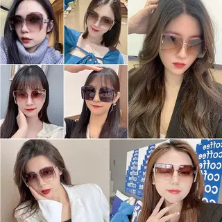 แว่นตากันแดดแฟชั่นกรอบสี่เหลี่ยมสําหรับผู้หญิง,เฉดสีอินเทรนด์ 2725