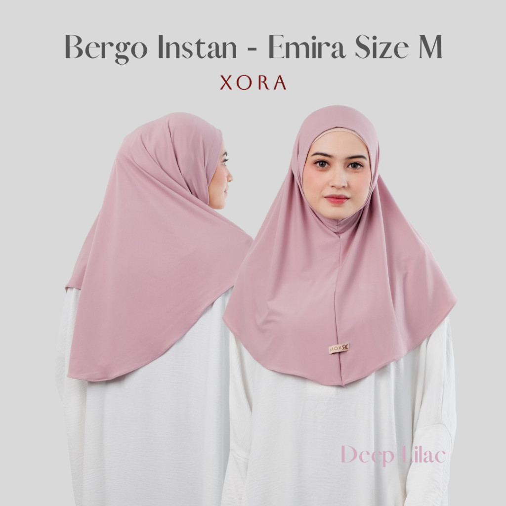 Ory lestary hijab Emira Hijab Size M - Instant Hijab Non Pad Muslimah