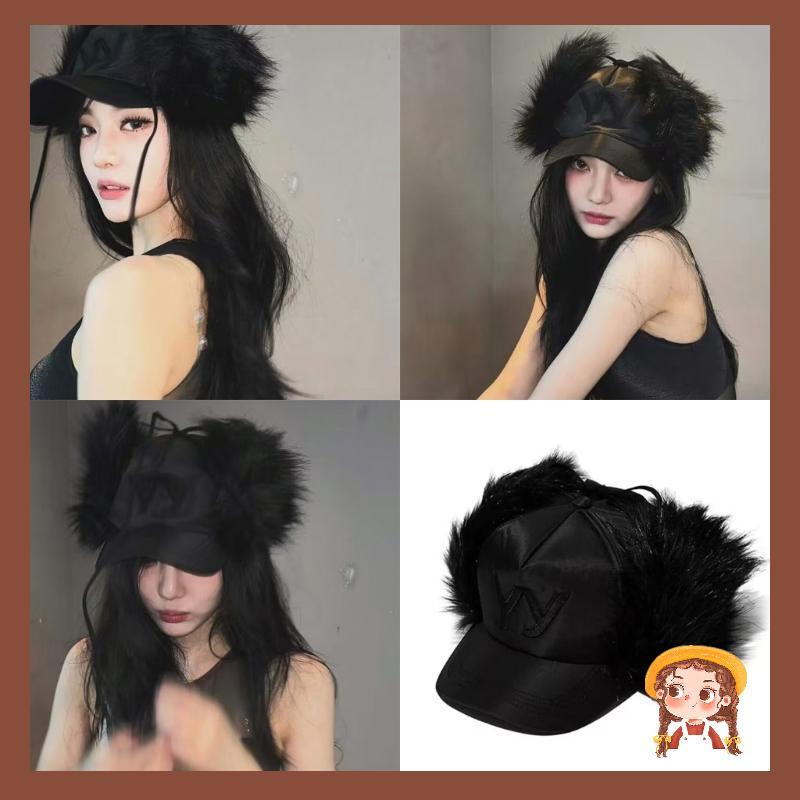 Li Furry Head Wrap Furry ลูกแมว Soft Thicken หมวกสําหรับผู้หญิงสวมใส่กลางแจ้ง Thicken หูสําหรับกีฬาฤ