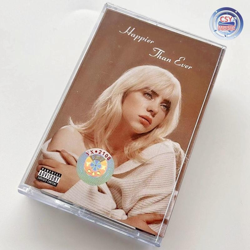 Collection Billie Eilish Happier Than Ever Album Cassette Tape AS01