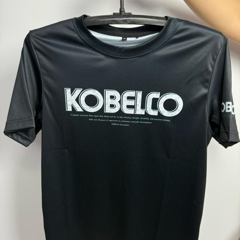 เสื้อผ้ามัน kobelco รถแม็คโคร เสื้อคอกลม ราคา ถูกที่สุด ดีลบีเคเค แกลเลอรีภาพที่ 9