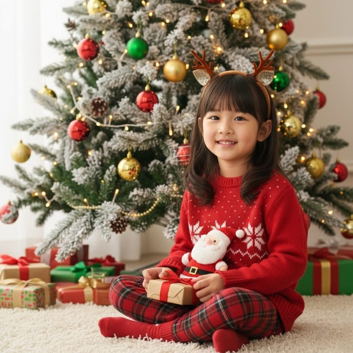 (KIDS) ที่คาดผมเครื่องประดับกวางเรนเดียร์คริสต์มาสสําหรับเด็ก / ผู้ใหญ่ (OTH628 / OTH648 )