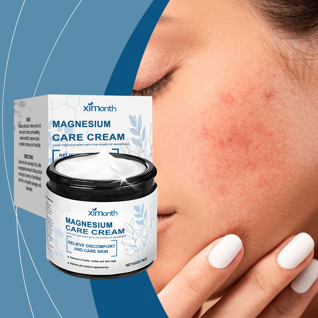 XIMONTH Skin Care Magnesium Cream Moisturizing Nourishing Delicate Smooth Gentle Care Body Skin Magn