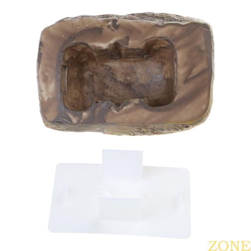ZONG Weatherproof Key Hider Hide A กุญแจสํารอง Fake Rock Outdoor Key Holder Key Cash