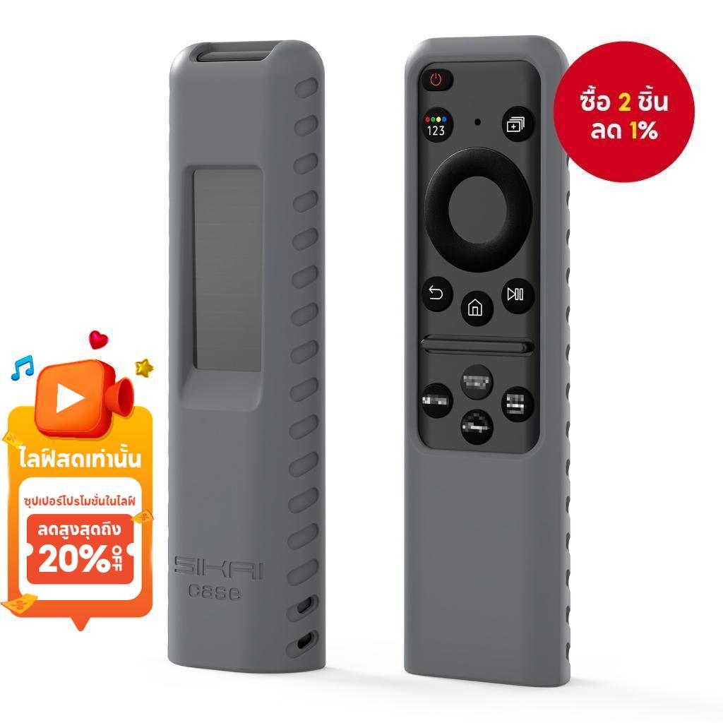 เคสซิลิโคนรีโมทสําหรับ Samsung BN59-01432 2023 2024 รีโมททีวีอัจฉริยะชาร์จพลังงานแสงอาทิตย์สําหรับรุ