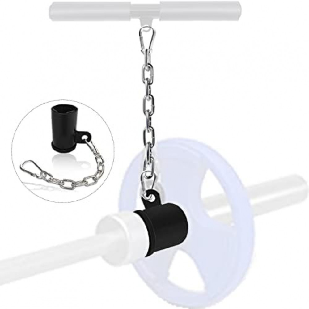 Barbell Connecting Tube Fitness Wire Rope Hard Pull T-bar Fitness Core Muscles