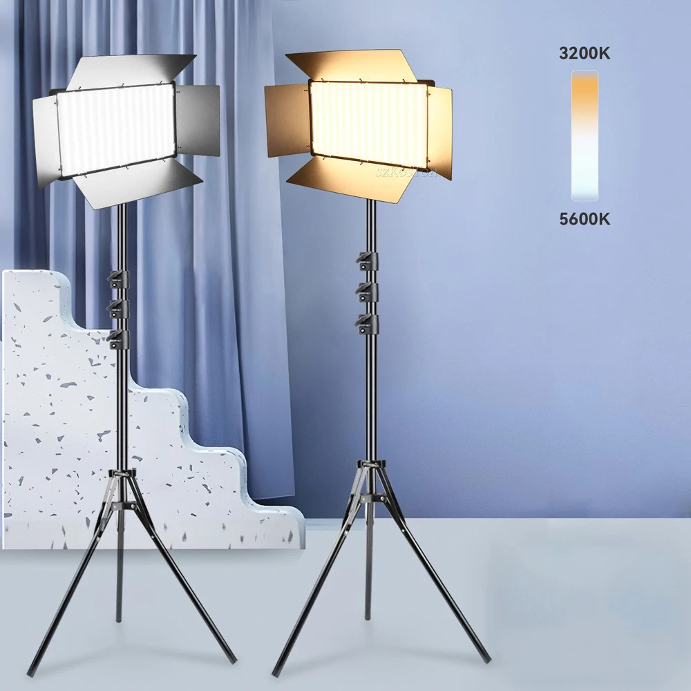 U800 Led Photo Studio Light สําหรับ Tiktok Youtube เกมสดวิดีโอแบบพกพาการบันทึกการถ่ายภาพแผงโคมไฟ