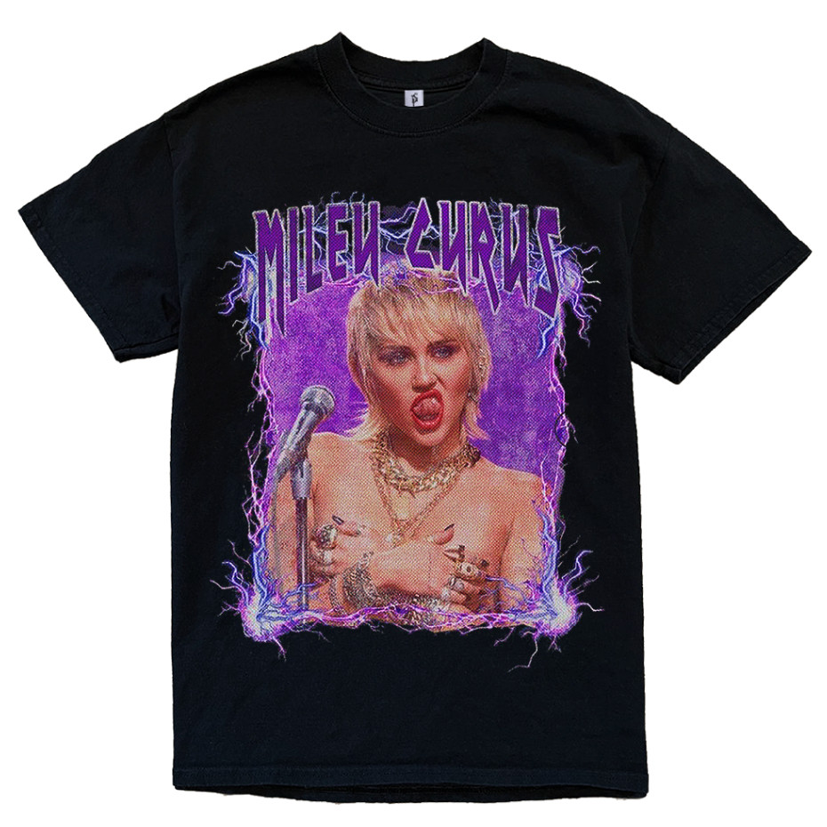 MILEY CYRUS เสื้อยืด - MILEY CYRUS TSHIRT COTTON COMBED 24S