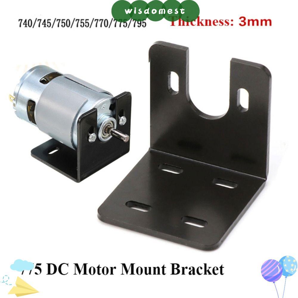 WISDOMEST ขายึดมอเตอร์ สีดํา 775 DC 775 เบาะนั่งคงที่