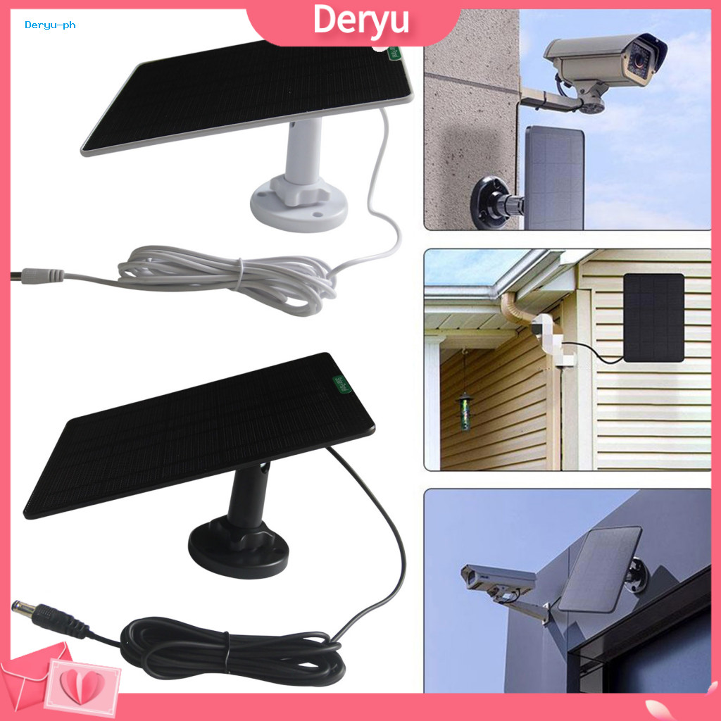 {Deryu} แผงพลังงานแสงอาทิตย์ 5v 1000ma แผงพลังงานแสงอาทิตย์กันน้ําคุณภาพสูง 5v/1000ma เอาต์พุตสําหรั