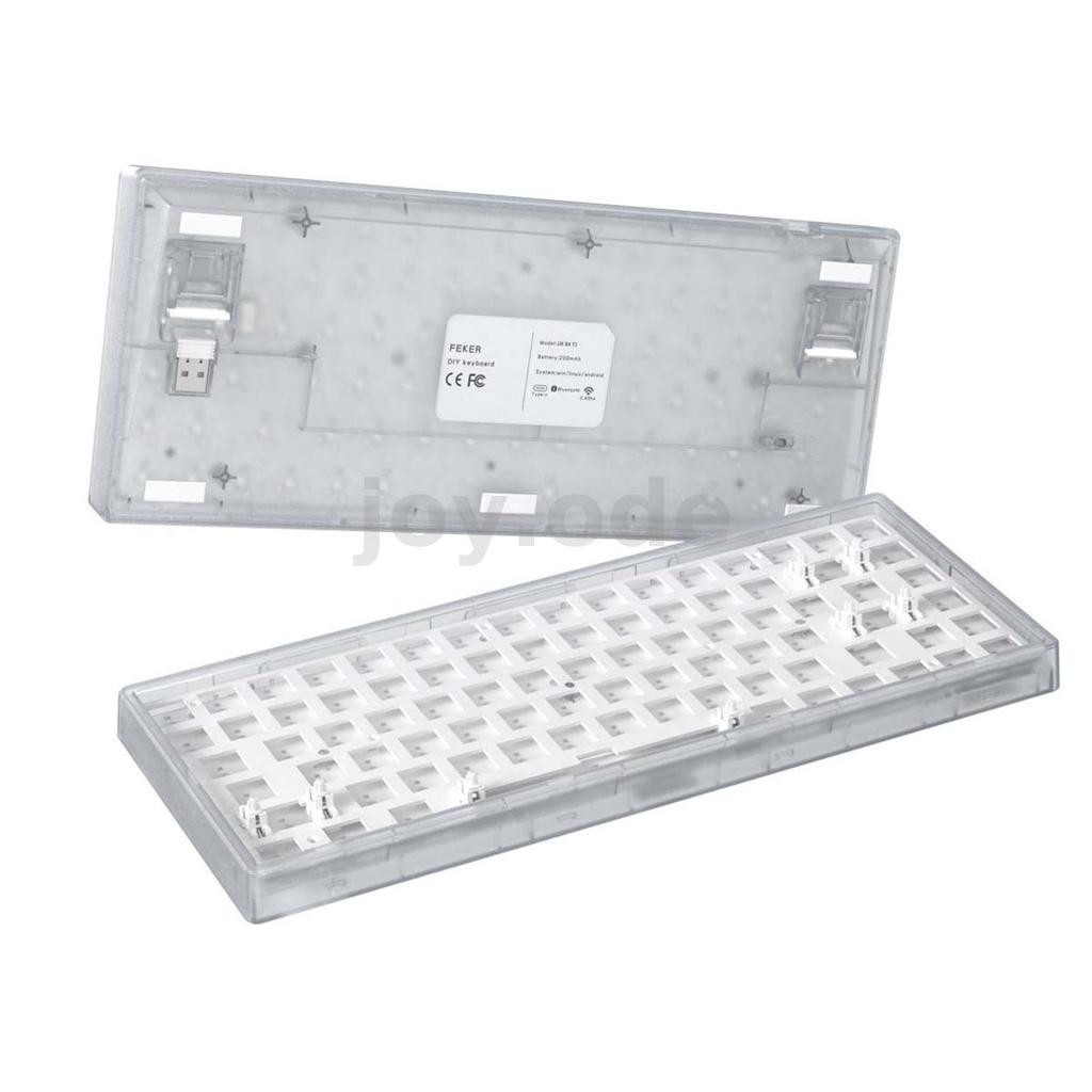 FEKER JJK84 84 คีย์ 3/5pin Hotswap Type-C/บลูทูธ/2.4G Triple Mode Mechanical Keyboard ชุดแบตเตอรี่แซ