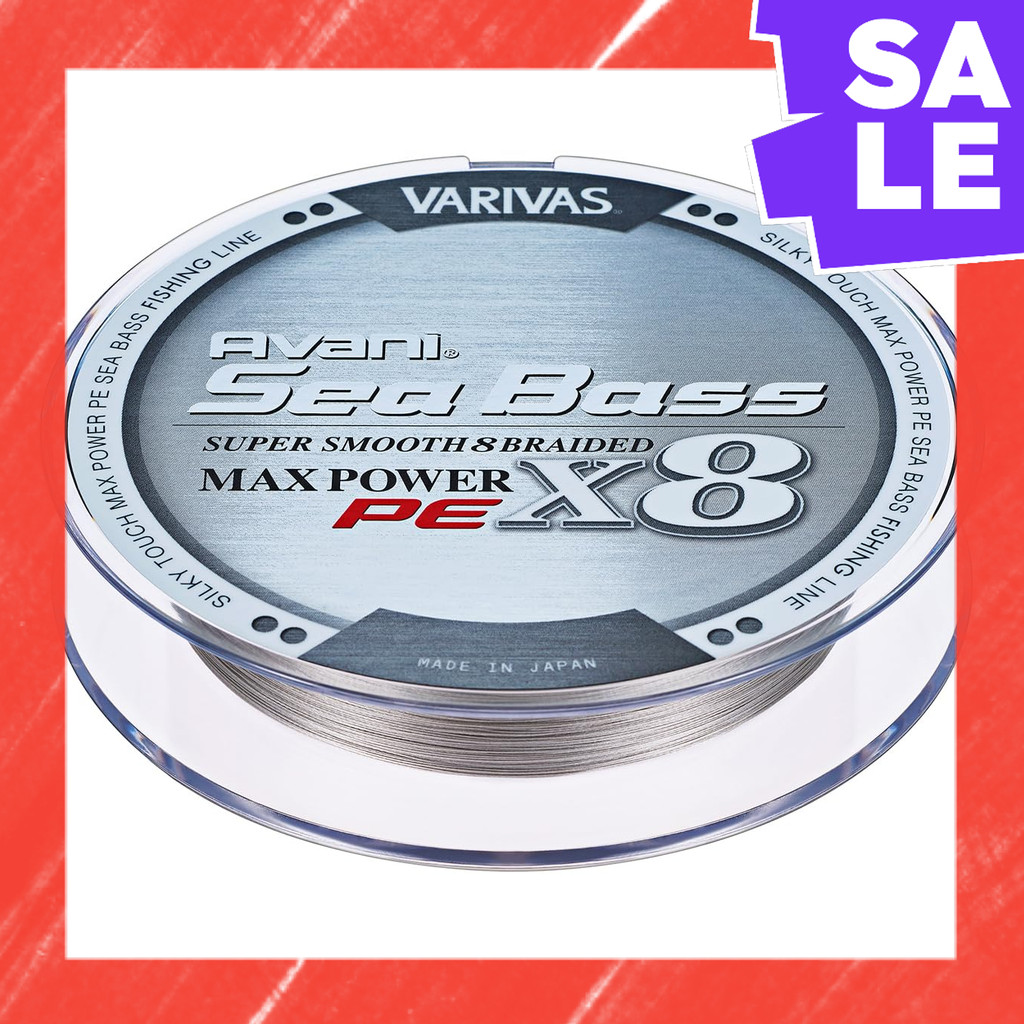 Direct From Japan VARIVAS Avani Seabass Max Power PE X8 200m Stealth Gray 1.2