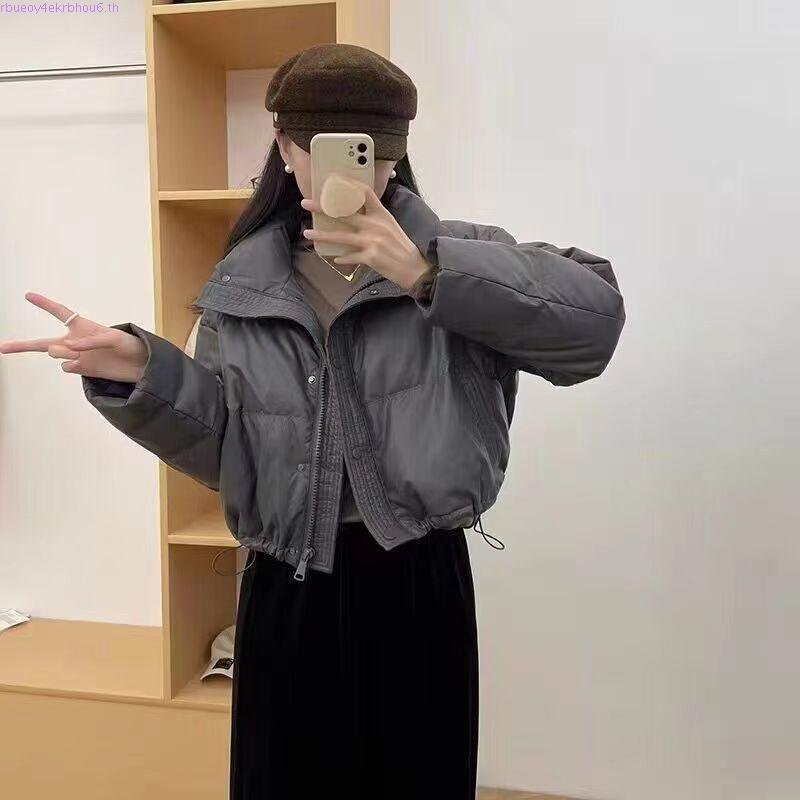 Non Wash Cotton Jacket ผู้หญิงฤดูหนาว Pu หนังลงเสื้อ