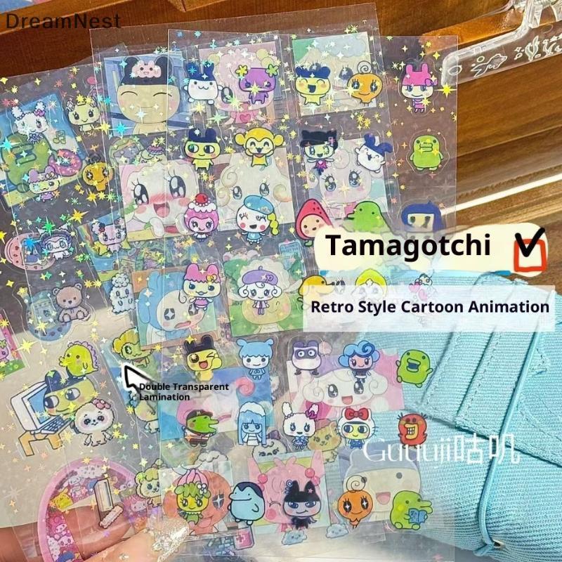 [DreamNest] 1/4 แผ่น Hand Account Decals อะนิเมะญี่ปุ่น Tamagotchi สไตล์ Pixel Graph ตัดฟิล์มสติกเกอ