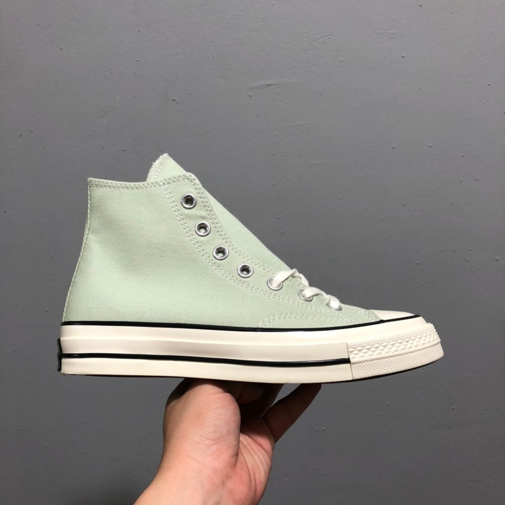 Converse 1970s Mint Green รองเท้าผ้าใบโลโก้ Samsung คุณภาพสูง 1970s รุ่นอัพเกรด