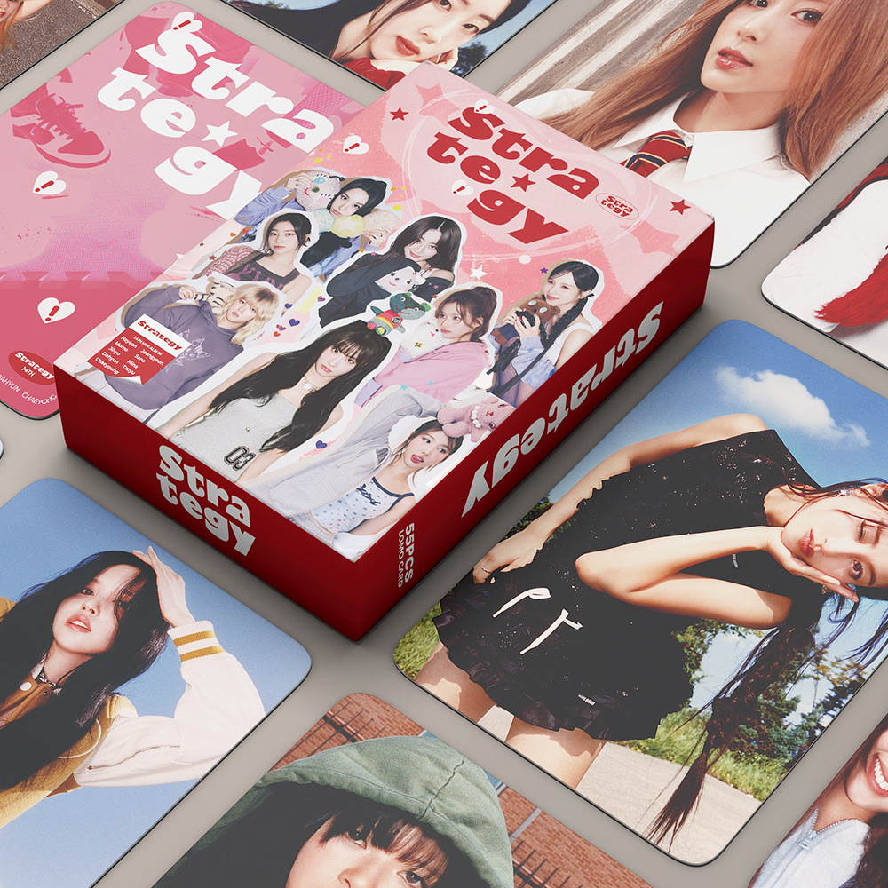 55 ชิ้น Hallyu Girl Group TW กลยุทธ์เพลงหลัก Merchandise การ์ด LOMO Zhou Ziyu โปสการ์ด DIY #MING923#