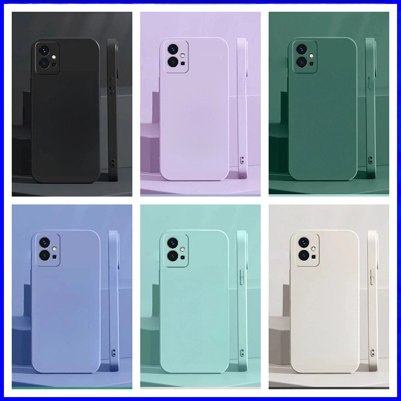 เคส For Vivo Y30 5G / Y55 5G / Y75 5G YTCS TPU เคสมือถือเรียบสีพื้น