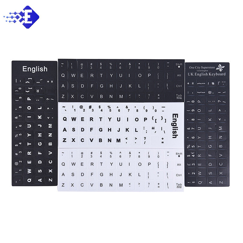 Universal English Keyboard Replacement Stickers English Keyboard Stickers Alphabet Layout Sticker fo