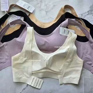 Sabina Habpy Pretty Perfect Level 1 เสื้อชั้นใน ไร้โครง รหัส HBU25003 แบบตะขอหลัง