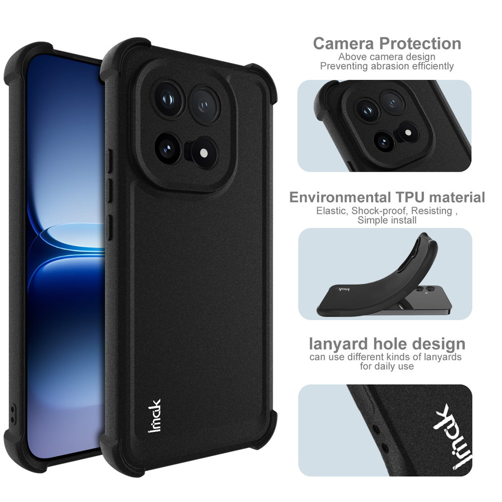 IMAK Shock-proof เคส iQOO 15 5G อ่อนนุ่ม กรณี