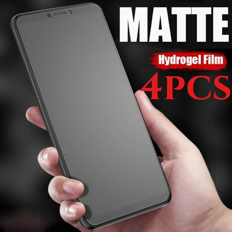4PCS Matte Frosted Softฟิล์มสําหรับRedmi 7 8 8A 9 9A 9C 9i 9T 10 10A 10C 10X Y3 Dual Pro Activ Prime