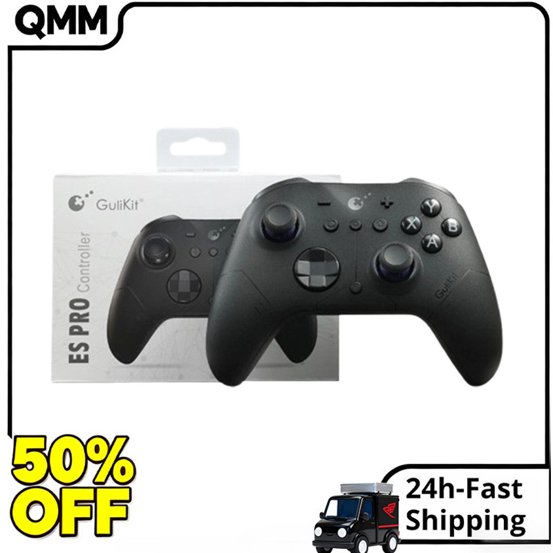 GuliKit ES Pro Bluetooth E-sports Controller (จอยสติ๊ก TMR) - Wake-up สําหรับ Switch/PC/Windows/Andr