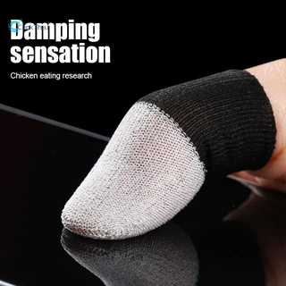 ถุงนิ้ว 3D (1คู่) 0.3mm ผ้าไหม ถุงนิ้วช่วยเล่นเกม ความไวสูง Finger-cot slip Finger-cot Ultra-thin เกมมือถือ Finger-cot