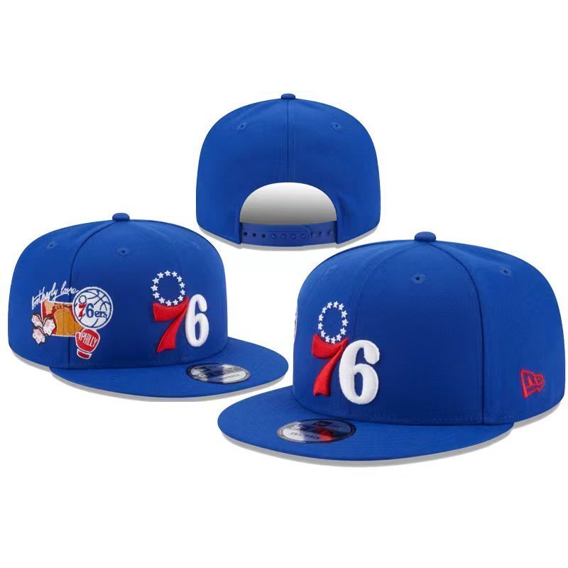 Philadelphia 76ers ใหม่เบสบอลหมวกปัก สไตล์กลางแจ้ง