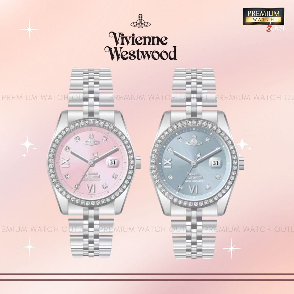 OUTLET WATCH นาฬิกาวิเวียน Vivienne Westwood นาฬิกาข้อมือผู้หญิง นาฬิกาผู้หญิง แบรนด์เนม  Brandname New collection