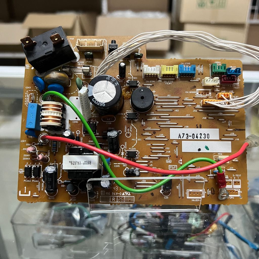 ACXA73C19700 แผงวงจรแอร์ Panasonic A73-04230 แผงบอร์ดคอยล์เย็น รุ่น CS-U18TKT CS-S18TKH-1 อะไหล่แท้ 