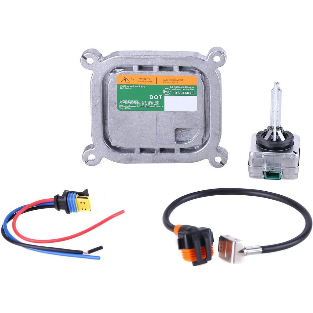 8A5Z-13C170-A, DL3Z-13C170-A ไฟหน้าซีนอน Low Beam Ballast ชุดเชื่อมต่อสาย D3S หลอดไฟสําหรับ Ford Lin