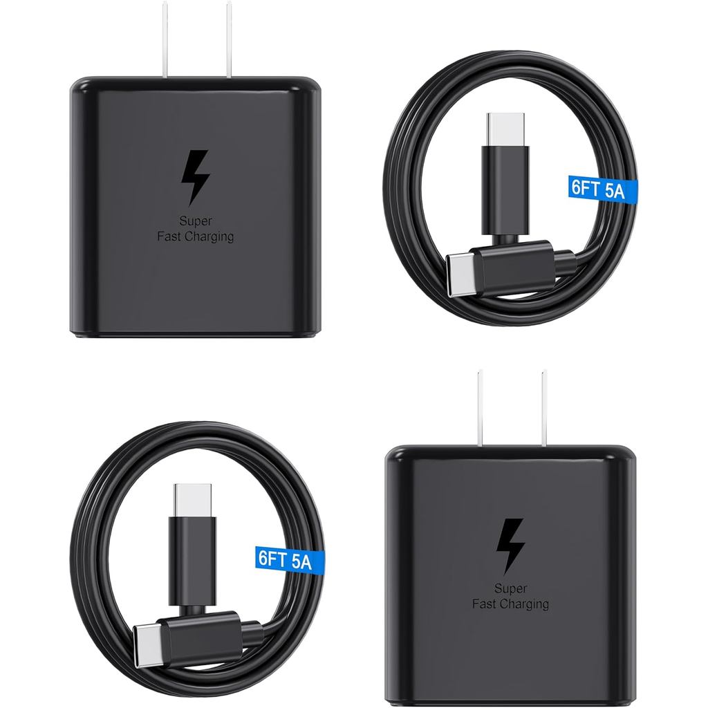 XOUBZ 2025 ใหม่ 45W Super Fast Charger USB-C Type C PD3.0 เครื่องชาร์จโทรศัพท์ Android เข้ากันได้กับ