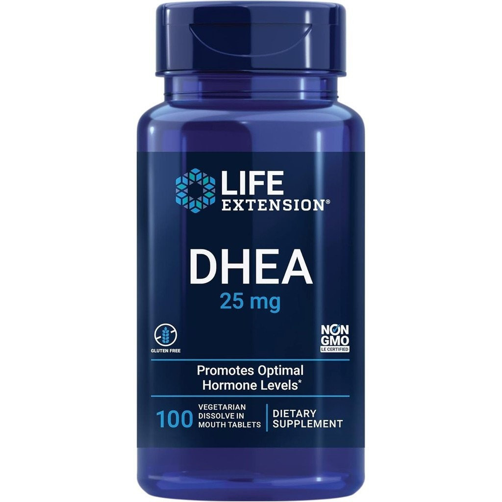 Life Extension DHEA 25 mg – For Hormone Balance, Immune Support, Sexual Health and Anti-Aging - รองร