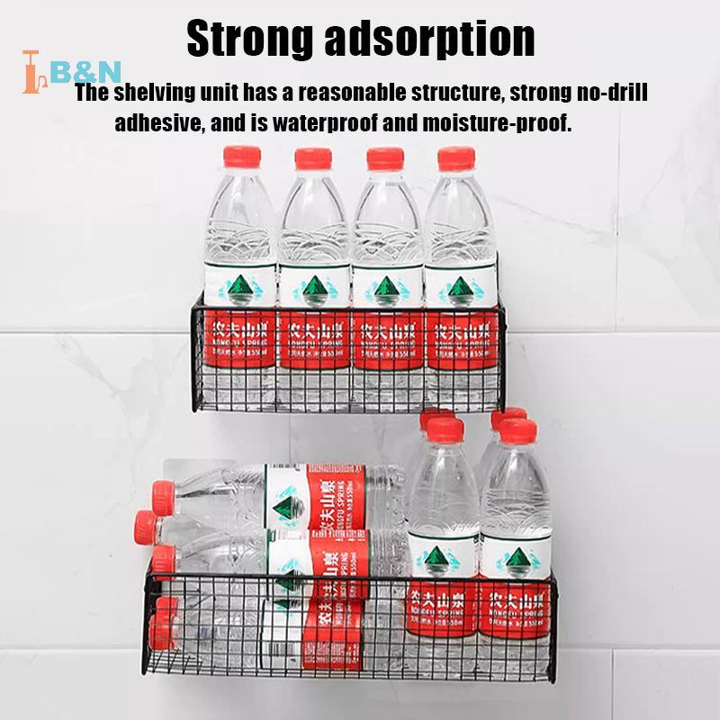 XeR ห้องนั่งเล่นห้องนอนชั้นเก็บของในครัวชั้นเก็บของติดผนังห้องน้ํา ( ไม่ต้องเจาะ) TH - รูปที่ 7