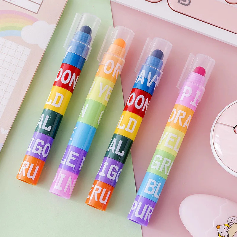 6/12 สี Splice Mini Bible Highlighters Vintage Candy สี Pastel Gel Highlighters เจล Highlighters แห้
