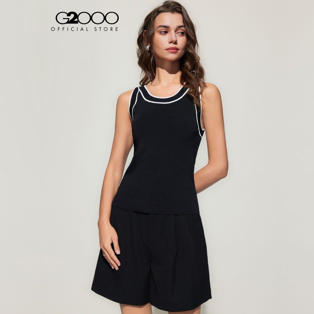 G2000 เสื้อสเวตเตอร์สำหรับผู้หญิง Slim Fit รุ่น 5127600399 BLACK