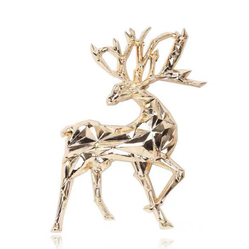 เข็มกลัดคริสต์มาส Elk ดีไซน์เอกลักษณ์ พิเศษเป็นของขวัญให้เธอ