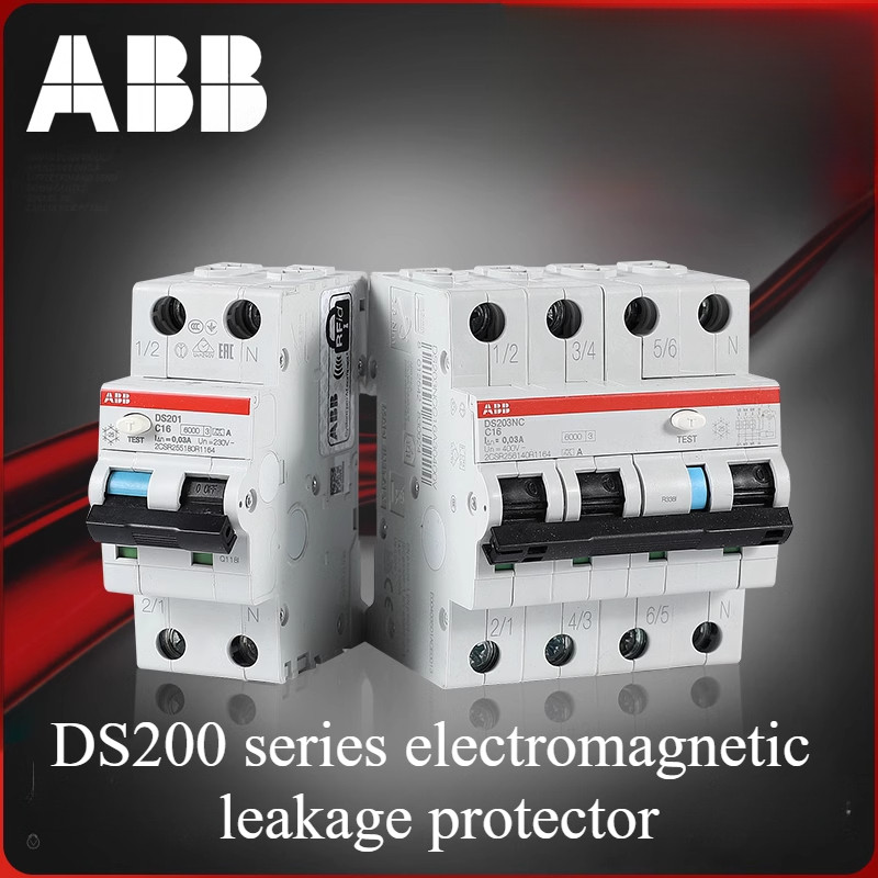 ABB DS200 Series ตัวป้องกันการรั่วไหลของแม่เหล็กไฟฟ้า DS201L DS201 DS203NC