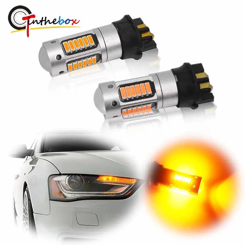 2pcs Canbus PW24W PHY24W หลอดไฟ LED 3014 LED 30SMD DRL หมอกโคมไฟสําหรับ Audi BMW Volkswagen ไฟเลี้ยว